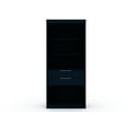 thumbnail image 1 of Mulberry Open 1 Sectional Modern Armoire Wardrobe Closet with 2 Drawers, 1 of 12