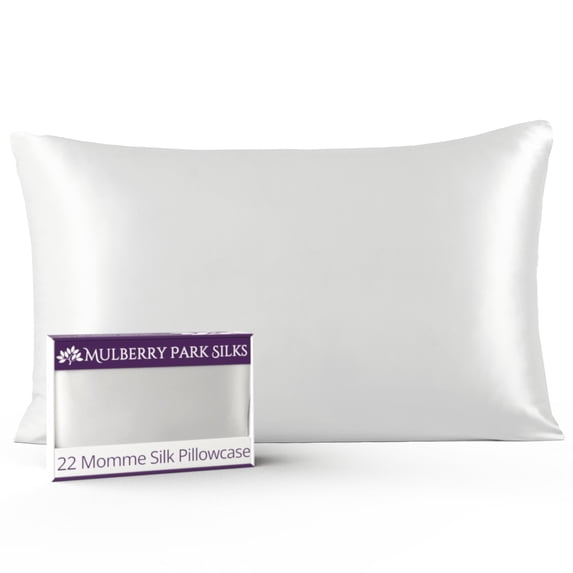 22 Momme Silk Pillowcase - White