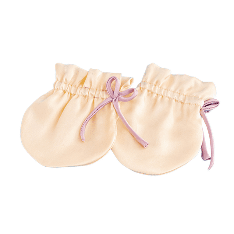 Baby fashion boy mittens with string