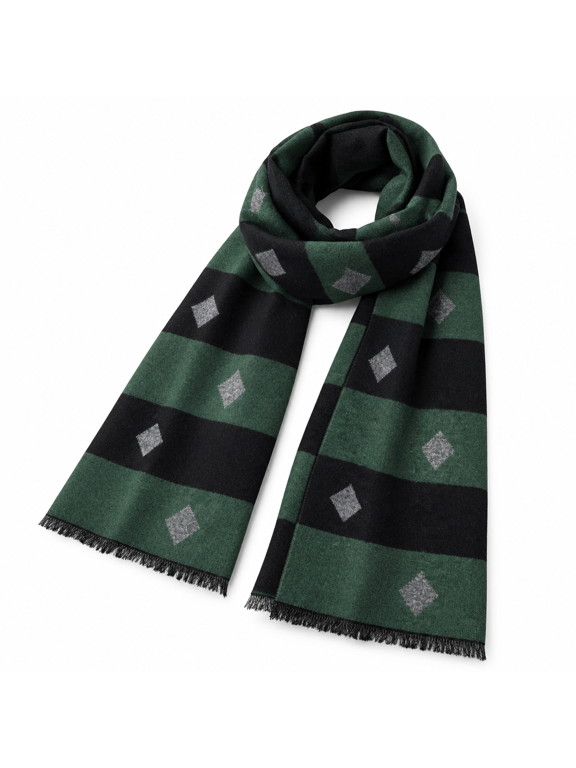Mulberry Silk Brushed Scarf For Men Women Soft Winter