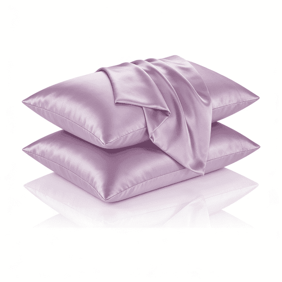 Mulberry Silk Pillowcase for Hair and Skin Made in Germany, Real 22 Momme Satin Pillowcase with Zipper, 6A Grade 100% Natural Silk, Anti Aging, Anti Acne, Wrinkle Free, 2 Pcs 20"x30", Queen