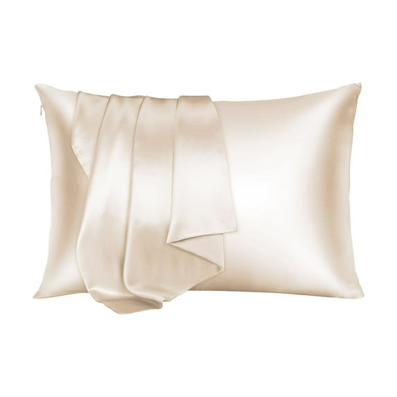 Mulberry Silk Pillowcases, Standard Size with Hidden Zipper - Hypoallergenic and Breathable 25.98x20.08in