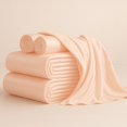 thumbnail image 1 of Mulberry Silk Sheet Set 4Pcs, 6A Grade Mulberry Silk Bed Sheets, Fits Mattress Upto 18-24" Deep Pocket ( Twin, Peach), 1 of 6