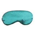 thumbnail image 1 of Mulberry Silk Sleep Eye Mask & Blindfold with Elastic Strap/Headband, Soft Eye Cover Eyeshade for Night Sleeping, Travel, Nap-Green, 1 of 5