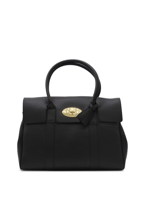 Women's Black Leather Bayswater Bag Black