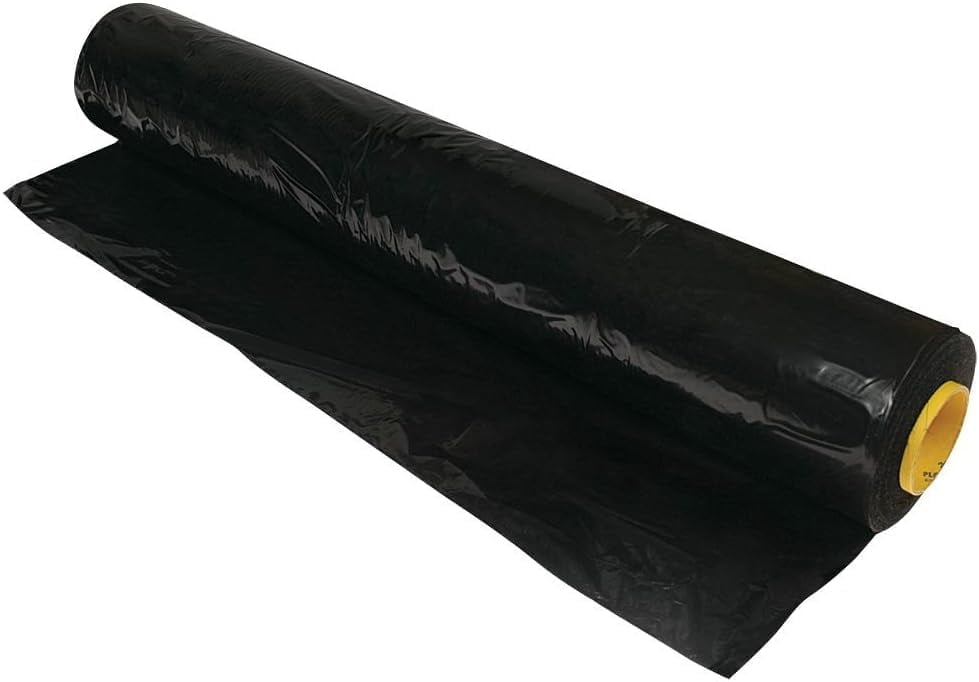 - Mulch Black Plastic Sheeting - Mulch, Black Plastic, Mulch, Mulch (4 mil - 3' x 100')
