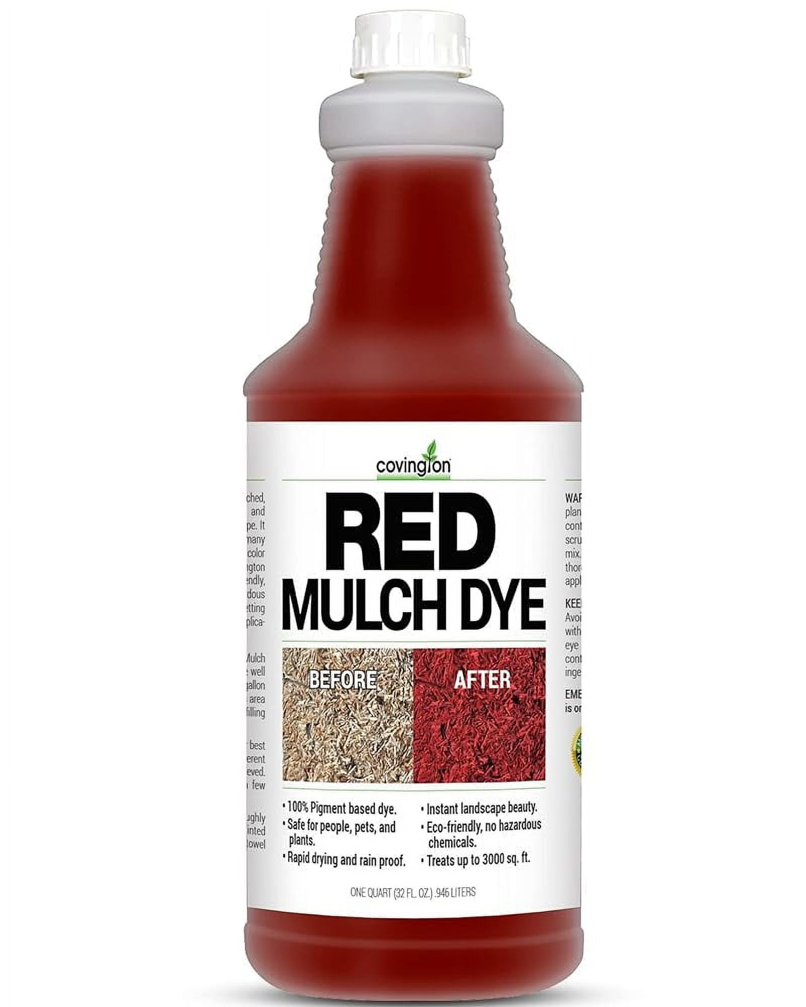Mulch Dye For Landscaping, Rich Mulch Spray Concentrate, Just Mix With Water And Spray Wood
