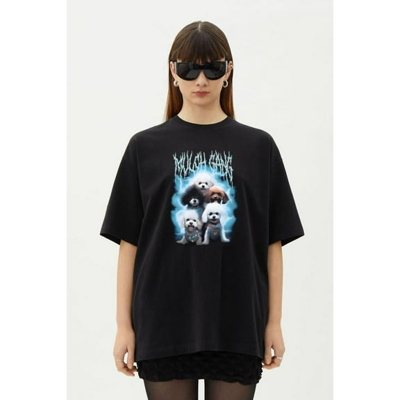 Mulch Gang Cute Dogs Gardening Funny Pet Lover Group T-Shirt, for men & women, up to size 5XL