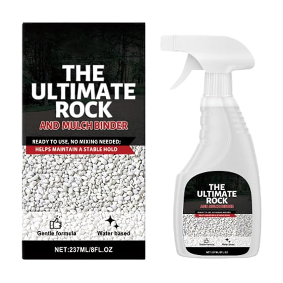 Mulch Glue for Landscaping with Sprayer Fast Drying Rock Glue for Gravel and Stone Lock Outdoor Patios and Walkways(xw)