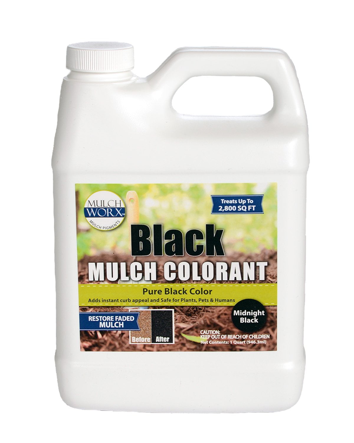 MulchWorx Garden Black Mulch Concentrate Dye Spray 2,800 Sq. Ft