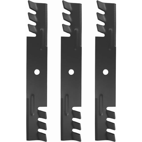 Mulching Blades 48 '' for 038-5350-00, for Hustler 795757, for Scag 48'' mower blades 481706, 482461, 482877, 483316, for AM104489, for Snapper, 7075771 Mower Blades 3Pack