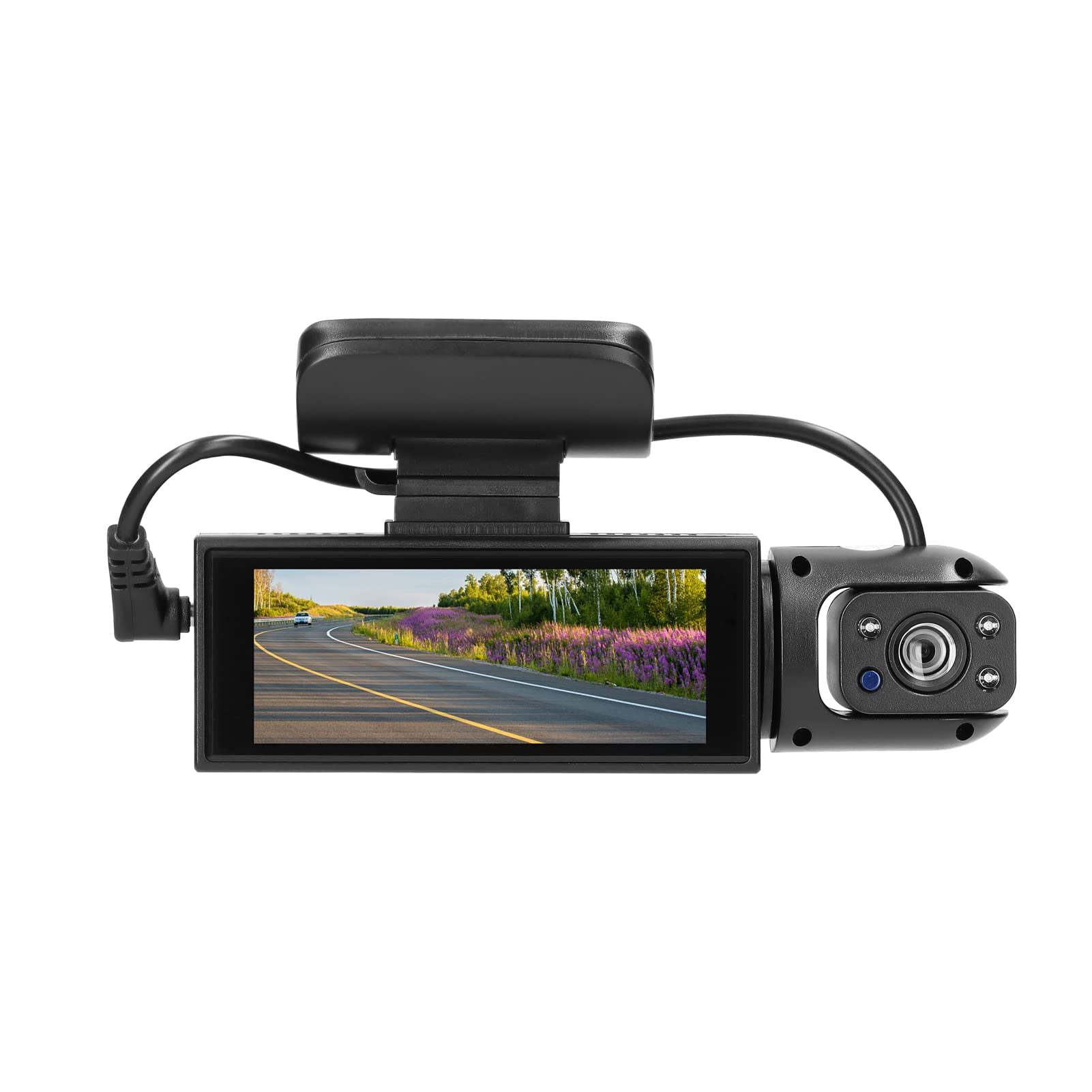 Mulcort Multi-Language Dual Lens Car Video Recorder Auto Dash Cam Car ...