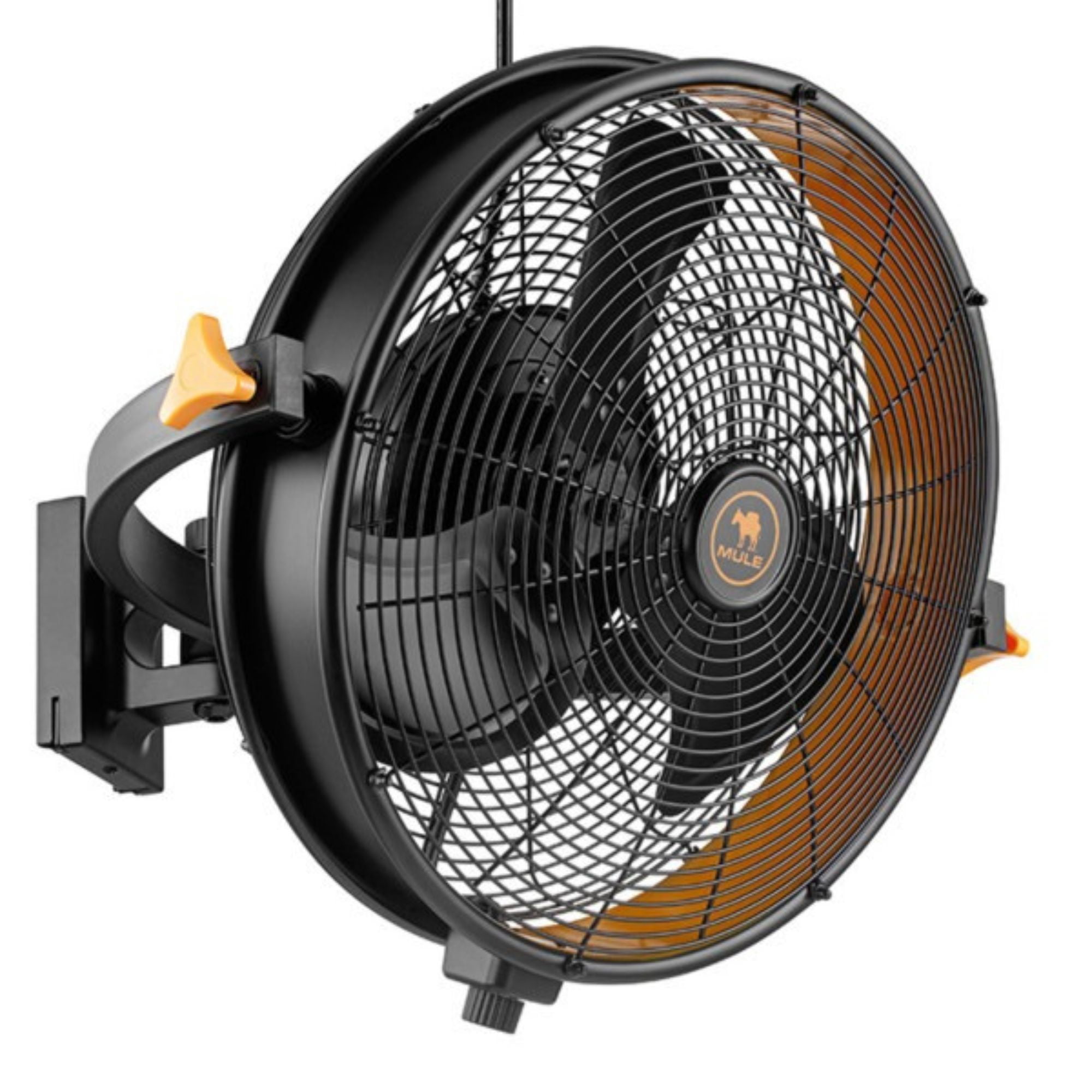 MULE 18" Industrial Wall Mount Fan, Wet-Rated, 3-Speed Garage Cooling with Remote Control