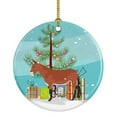 thumbnail image 1 of Mule Christmas Ceramic Ornament, 1 of 1