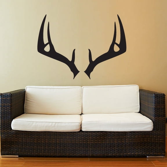 Mule Deer Antlers Decal - 36 Inches