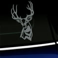 thumbnail image 1 of Mule Deer Buck - Vinyl Decal - Choose Color - [GRAY], 1 of 1