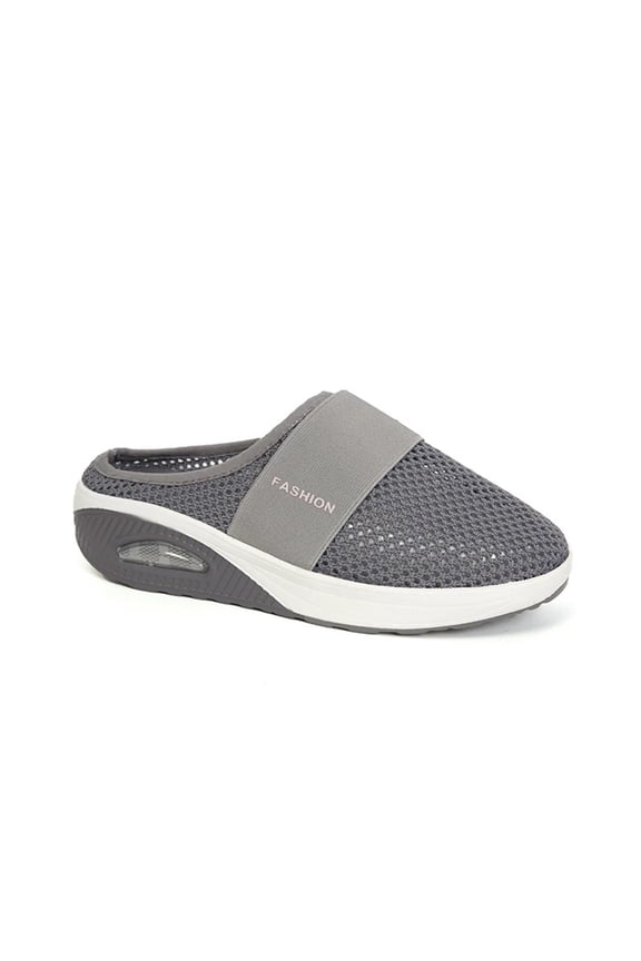 Mules & Clogs for Women Arch Support Orthopedic Sandals Slippers Mesh Platform Mules, Slip on Comfort Wear Orthowear Diabetic Shoes Closed Toe Open Back Slides Sandals