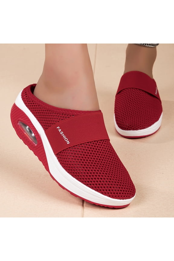 Mules & Clogs for Women Arch Support Orthopedic Sandals Slippers Mesh Platform Mules, Slip on Comfort Wear Orthowear Diabetic Shoes Closed Toe Open Back Slides Sandals