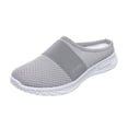 thumbnail image 1 of Mules for Women Summer Orthopedic Shoes with Arch Support Diabetic Air-Cushion Slip-On Walking Shoe Breathable Hollow Out Clogs Lightweight Open Back Shoes Comfortable Closed Toe Mules, 40, 1 of 4