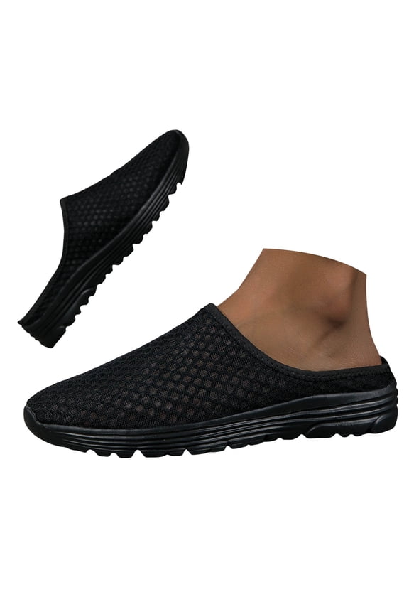 Mules for Men Casual and Comfortable Summer Slippers for Men Non Slip Breathable Walking Shoes