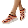 thumbnail image 1 of Mules for Women Fashion Woven Sneakers Slip on Walking Shoes Lightweight Breathable Comfortable Casual Flats, 1 of 6