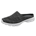 thumbnail image 1 of Mules for Women Men Shoes Slip on Sneakers Knit Flats Lightweight Breathable Comfortable Walking Shoes, 1 of 9