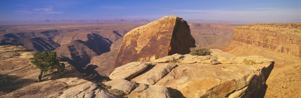 Muley Point along Route 261 near Dugway Utah Canvas Art - Panoramic Images (27 x 9)