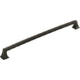 thumbnail image 1 of Amerock Mulholland 18 in (457 mm) Center-to-Center Black Bronze Appliance Pull, 1 of 7