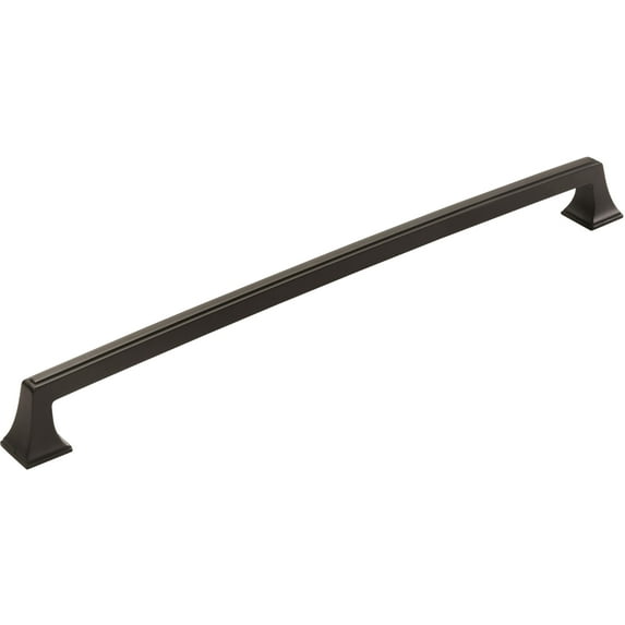 Amerock Mulholland 18 in (457 mm) Center-to-Center Black Bronze Appliance Pull
