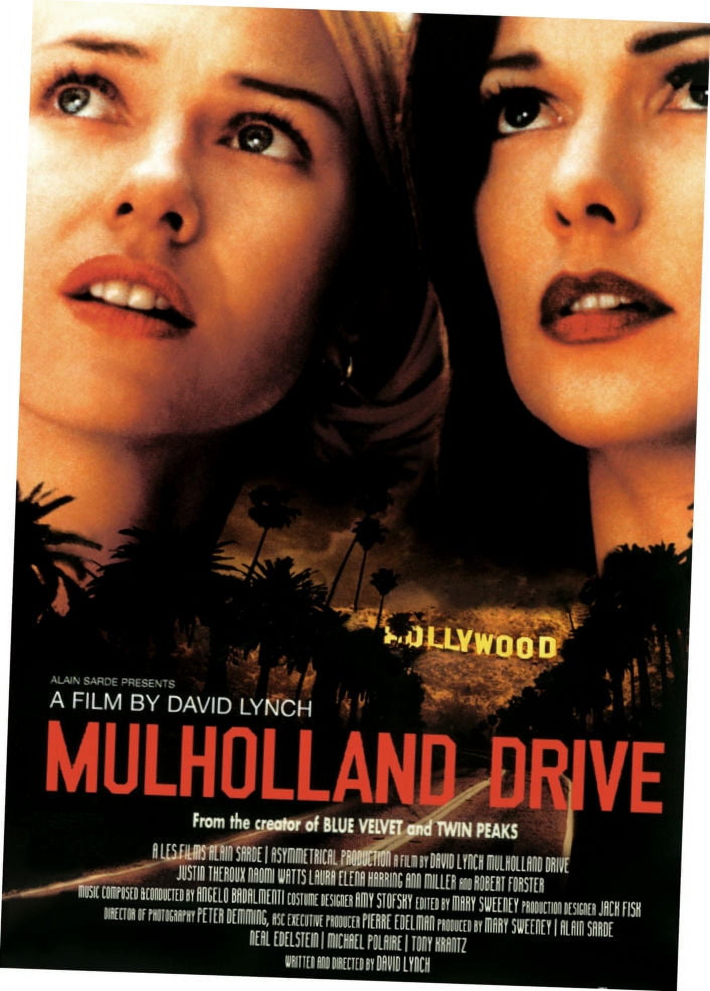 Mulholland Dr Movie Poster Reprint 27Inx40In for any room 27x40 Multi ...