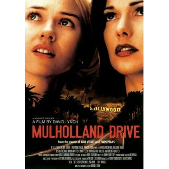 Mulholland Dr Movie poster Metal Sign 8inx 12in Print on Metal 8x12 Square Adults Best Posters