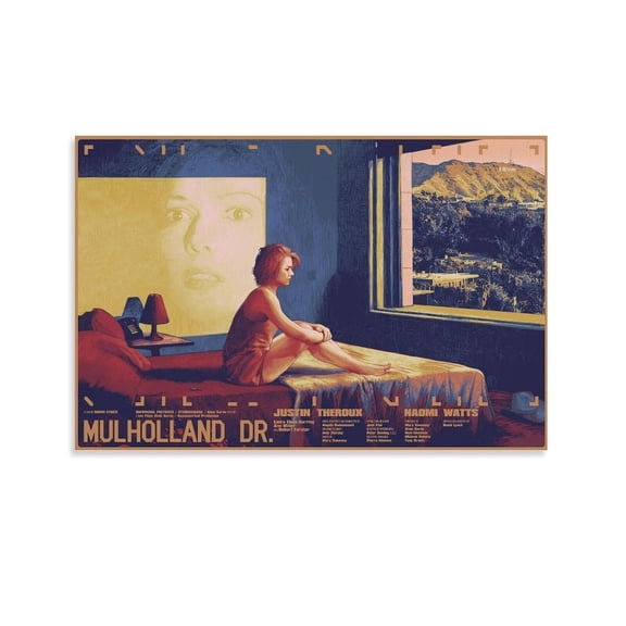 Mulholland-Dr Suspense Thriller Movie Poster (19) Art Poster Canvas Painting Decor Wall Print Photo Home Modern Decorative Posters