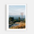 thumbnail image 1 of Mulholland Drive, Encino - Los Angeles California Photography Scenic Landscape Nature Rural Countryside Summer White Framed Wall Art Print 12 x 16 inches, 1 of 3