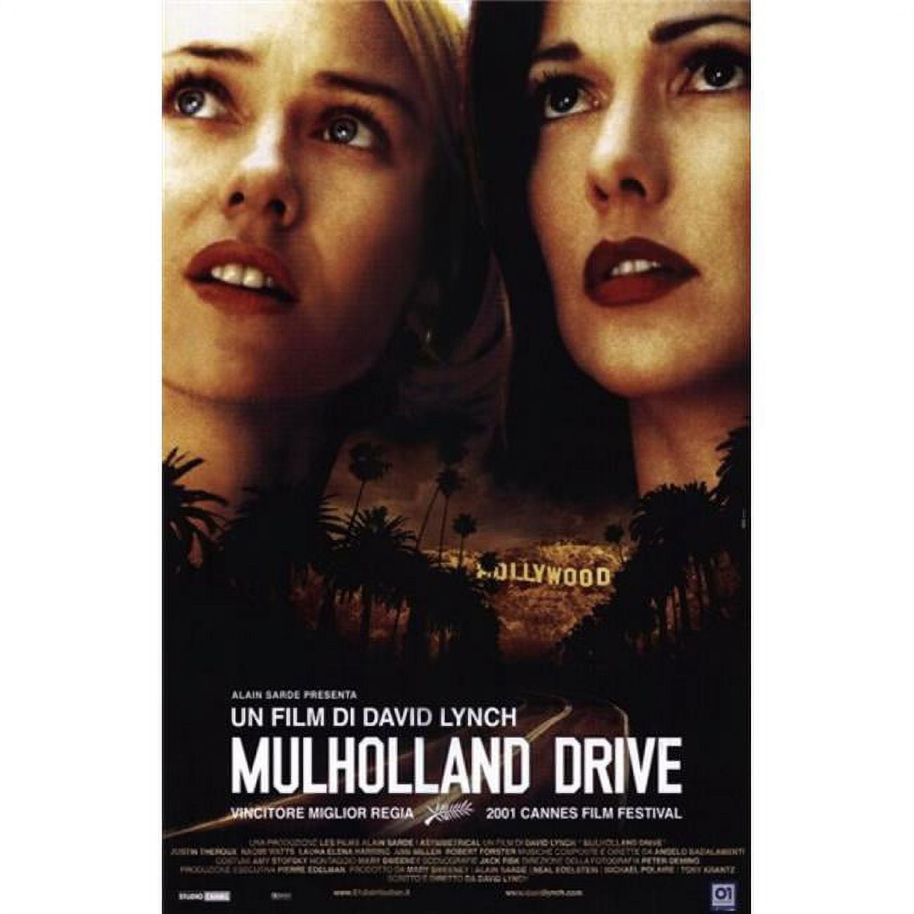 Mulholland Drive Movie Poster 11 x 17 in. Walmart