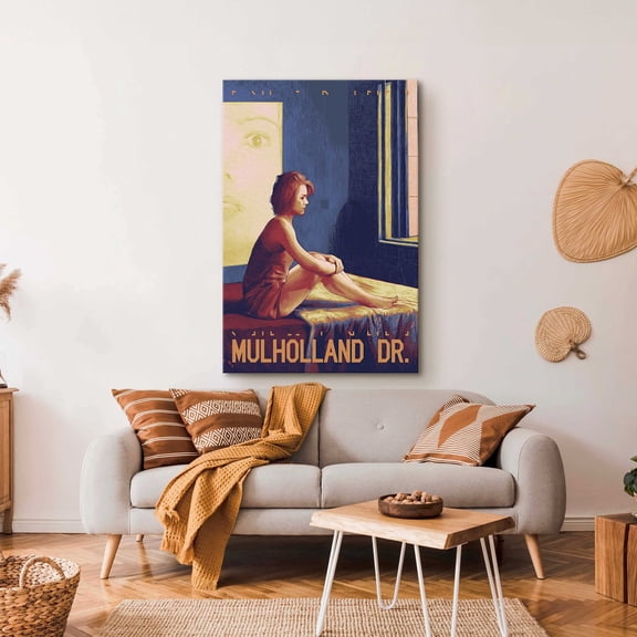 Mulholland Drive Poster, Naomi Watts Laura Harring Wall Art
