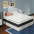 thumbnail image 1 of Mulinature 10 inch Queen Mattress in a Box, Gel Memory Foam and Pocket Spring Hybrid Mattress, 1 of 7