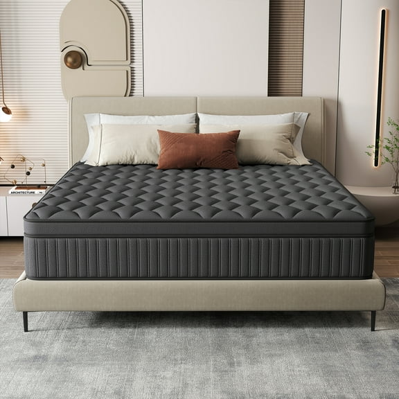 Mulinature 12 inch Full Mattress,Hybrid Mattresses Medium Firm in a Box