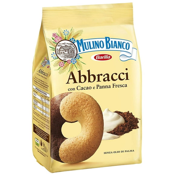 Mulino Bianco Abbracci Cookies AIF412.3 oz each (2 Items Per Order)