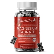 Magnesium Taurate Gummies, for Boost Magnesium Levels, High Absorption Taurate, 60 Gummies