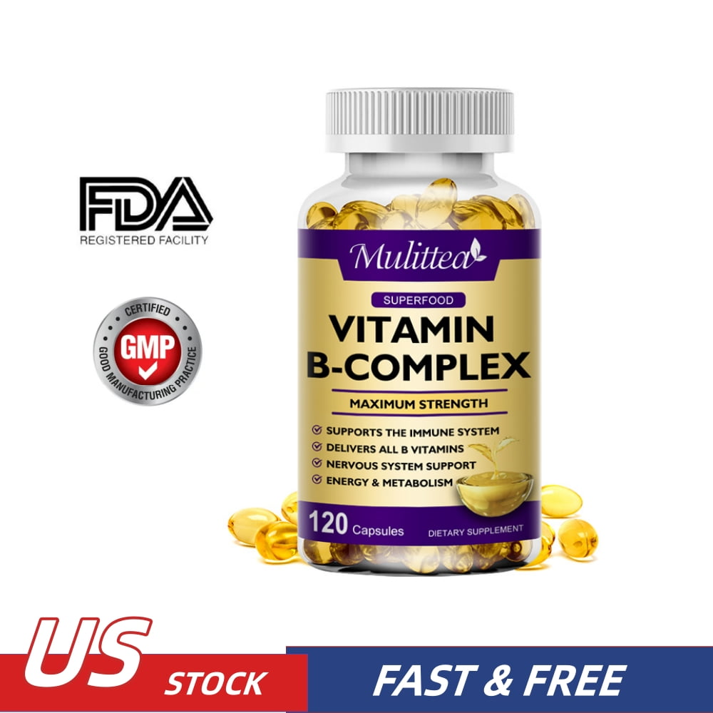 Mulittea Vitamin B Complex Capsule(B12, B1, B2, B3, B5, B6, B7, B9