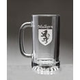 thumbnail image 1 of Mulkern Irish Coat of Arms Glass Beer Mug (Sand Etched), 1 of 1