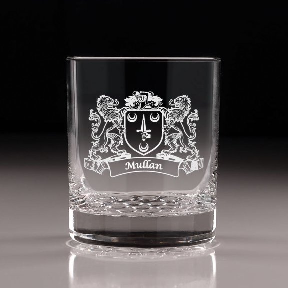 Mullan Irish Coat of Arms Nob Hill Tumblers - Set of 4