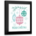 thumbnail image 1 of Mullan, Michael 12x14 Black Modern Framed Museum Art Print Titled - Merry Christmastime Ornament Vintage, 1 of 5