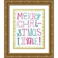 thumbnail image 1 of Mullan, Michael 12x14 Gold Ornate Wood Framed with Double Matting Museum Art Print Titled - Merry Christmastime Bright, 1 of 4