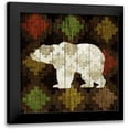 thumbnail image 1 of Mullan, Michael 15x15 Black Modern Framed Museum Art Print Titled - Southwest Lodge - Bear, 1 of 5