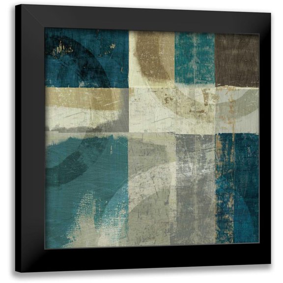Mullan, Michael 15x15 Black Modern Framed Museum Art Print Titled - Sublime Blue