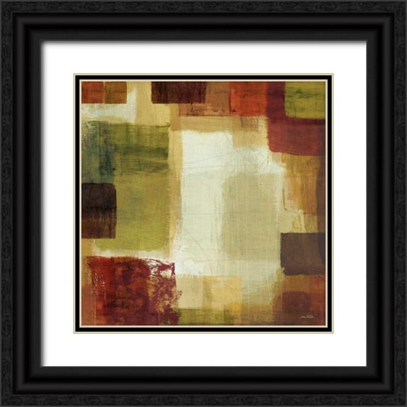 Mullan, Michael 15x15 Black Ornate Wood Framed with Double Matting Museum Art Print Titled - Earth and Fire II