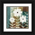 thumbnail image 1 of Mullan, Michael 15x15 Black Ornate Wood Framed with Double Matting Museum Art Print Titled - Floral Dream II WAG, 1 of 4