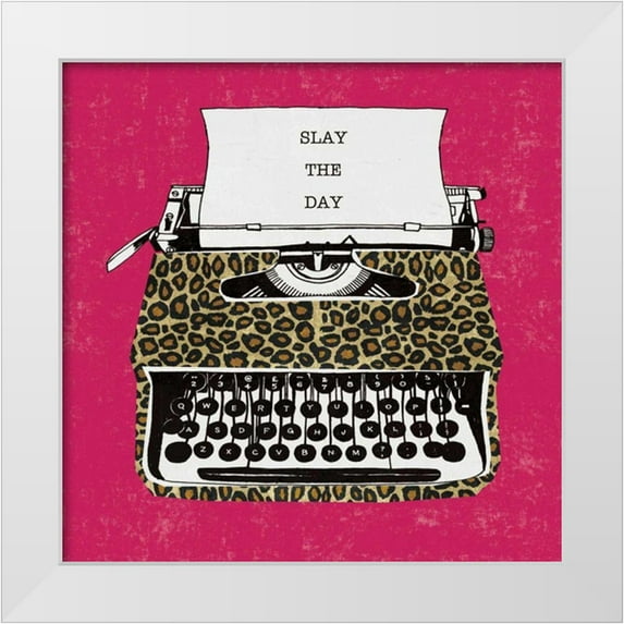 Mullan, Michael 15x15 White Modern Wood Framed Museum Art Print Titled - Slay the Day
