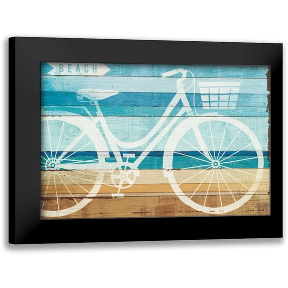 Mullan, Michael 18x13 Black Modern Framed Museum Art Print Titled - Beachscape Cruiser I
